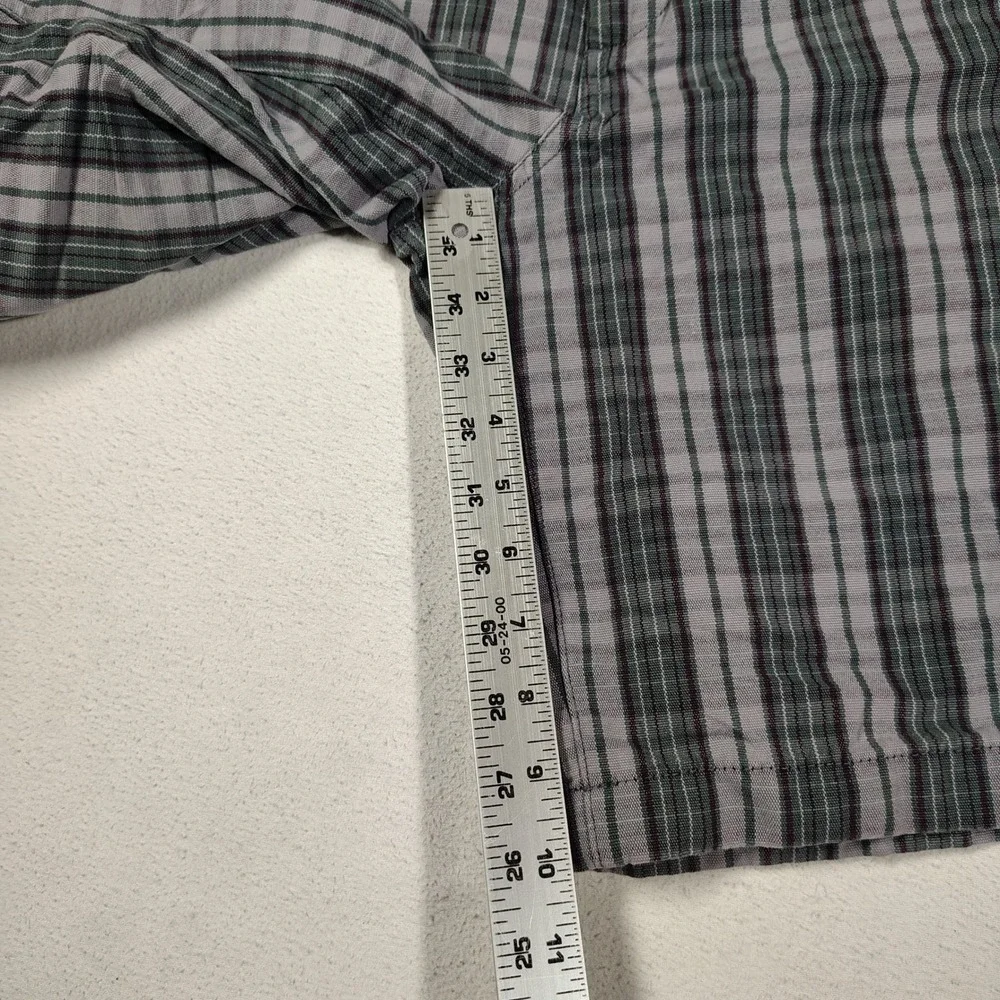 The North Face Shorts Mens 34 Grey Plaid Cotton Gorpcore Hiking Utility